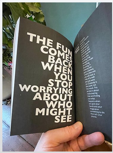 Inside pages of Offline Adventures